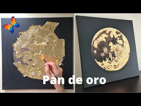 Cuadro con pan de oro: cómo decorar con estilo