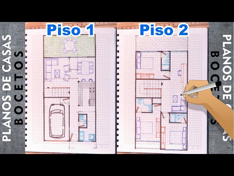 Planos de casa de dos plantas: diseña tu hogar ideal