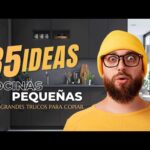 Cocinas pequeñas con suelo hidráulico: soluciones de diseño