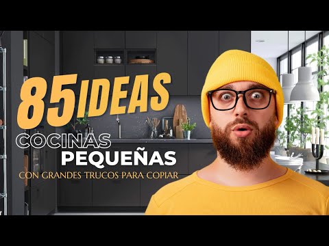 Cocinas pequeñas con suelo hidráulico: soluciones de diseño