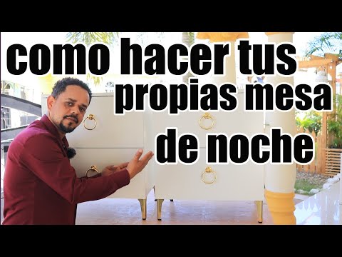 Cómo hacer una mesilla de noche: Guía paso a paso