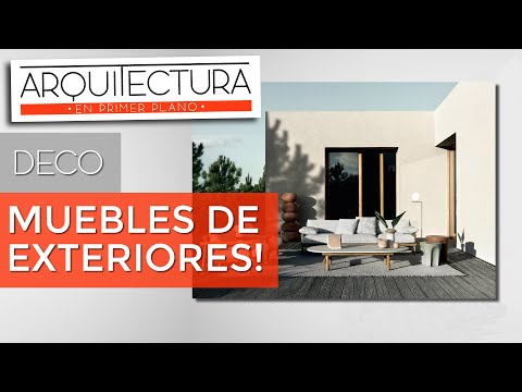 Mesas de centro de exterior: muebles imprescindibles para tu terraza