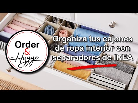 Organizadores de cajones para ropa interior - Guía de compra y consejos.