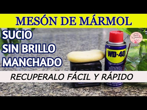 Consejos para limpiar mármol blanco de forma efectiva.