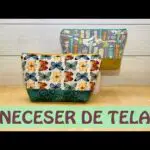 Cómo hacer un neceser de tela: tutorial paso a paso