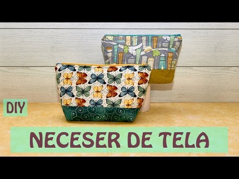 Cómo hacer un neceser de tela: tutorial paso a paso