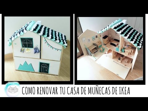 Casa de muñecas de madera en IKEA