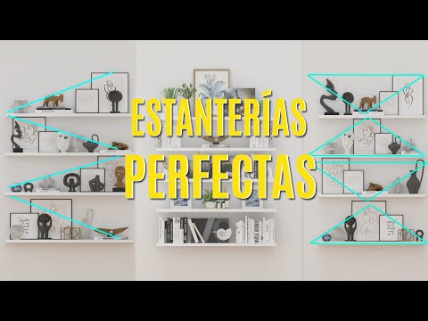 Tips para decorar estanterías de madera