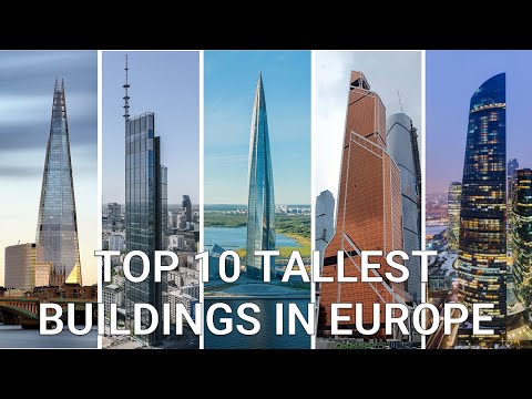 Los 10 edificios más altos de Europa: impresionantes alturas y diseños innovadores