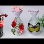 Jarrón ecológico: recicla una botella de plástico