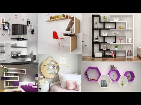 Estanterías de pared para libros: ideas y modelos prácticos.