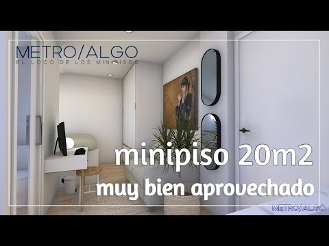 Pisos de 20 metros cuadrados: soluciones para espacios reducidos