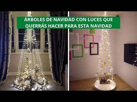 Árboles de Navidad con luces: la mejor opción para decorar tu hogar