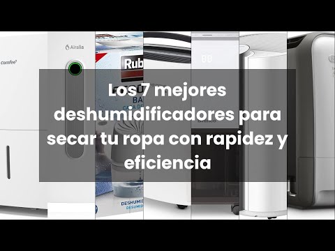 Deshumidificador para secado de ropa: la solución perfecta.