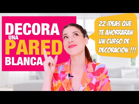 10 ideas para decorar una pared blanca