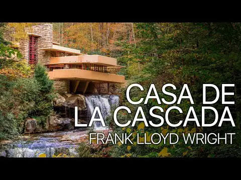 Casa de la cascada por el arquitecto Frank Lloyd Wright