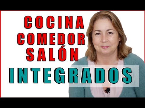 Salón comedor cocina integrados en un mismo espacio