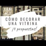 Decoración de vitrinas de comedor: Tips y consejos prácticos