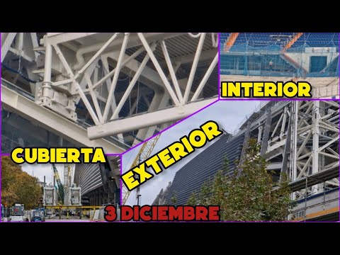 Obras en el Bernabéu: 3 diciembre 2022