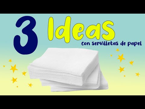 Manualidades para decorar la mesa de Navidad con servilletas