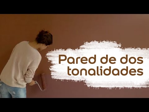 Pintar paredes en dos colores de forma horizontal: guía paso a paso.