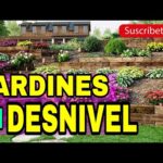 Jardines con desnivel y piscina: Diseños impresionantes.