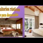 Dormitorios de casas de campo: diseño y decoración