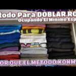 Organización de armarios: Cómo guardar camisetas en cajones