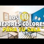 La elección perfecta de colores para las paredes del salón