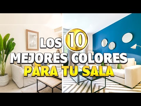 La elección perfecta de colores para las paredes del salón