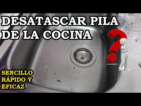 Cómo solucionar el atasco de la pila de la cocina