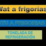 Conversiones de BTU a frigorías: ¿Cuántas frigorías equivalen a 12000 BTU?