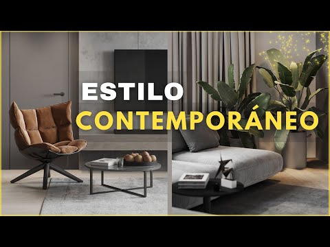 Diseño de salón contemporáneo con atractivas vigas de madera