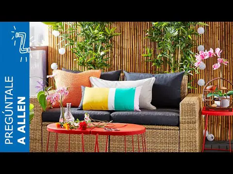 Ideas para decorar balcones pequeños con productos de IKEA