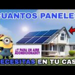 Calcula la cantidad de placas solares necesarias para tu hogar