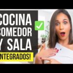 Consejos para optimizar espacios: cocina-comedor-salón pequeños