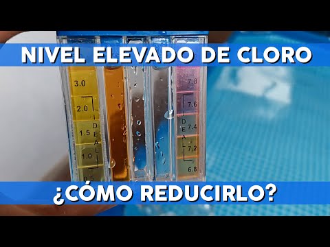 Cómo reducir los niveles de cloro en tu piscina