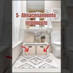 Ideas para aprovechar el espacio en baños pequeños con ducha