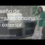 Ideas para crear una cocina exterior en tu jardín.