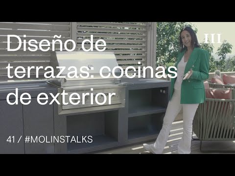 Ideas para crear una cocina exterior en tu jardín.