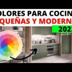 Ideas para pintar los azulejos de la cocina en diferentes colores.