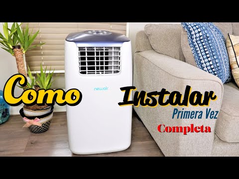 Cómo instalar un aire acondicionado portátil en tu hogar