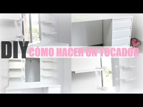 Aprende a crear un tocador económico y con estilo