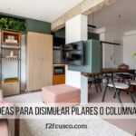 Ideas para decorar un pilar en el salón