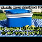 Mantén tus alimentos frescos y portátiles con una nevera de ruedas con control de temperatura.