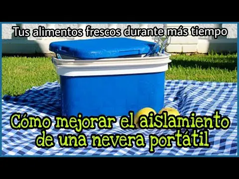 Mantén tus alimentos frescos y portátiles con una nevera de ruedas con control de temperatura.