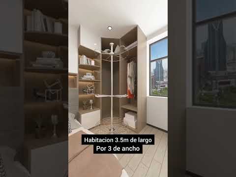 Maximiza el espacio en tu habitación con un vestidor funcional