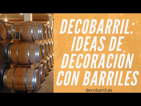 Ideas para decorar con barriles de vino