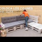 Guía completa para construir un sofá de palets con respaldo