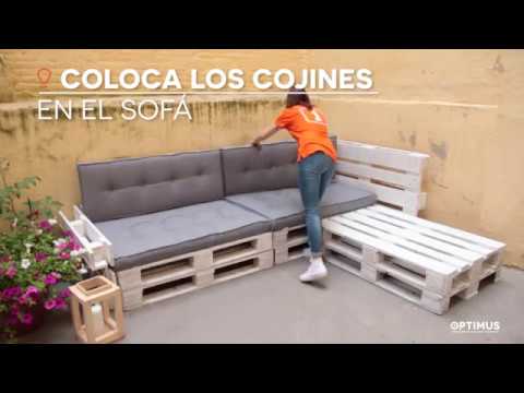 Guía completa para construir un sofá de palets con respaldo